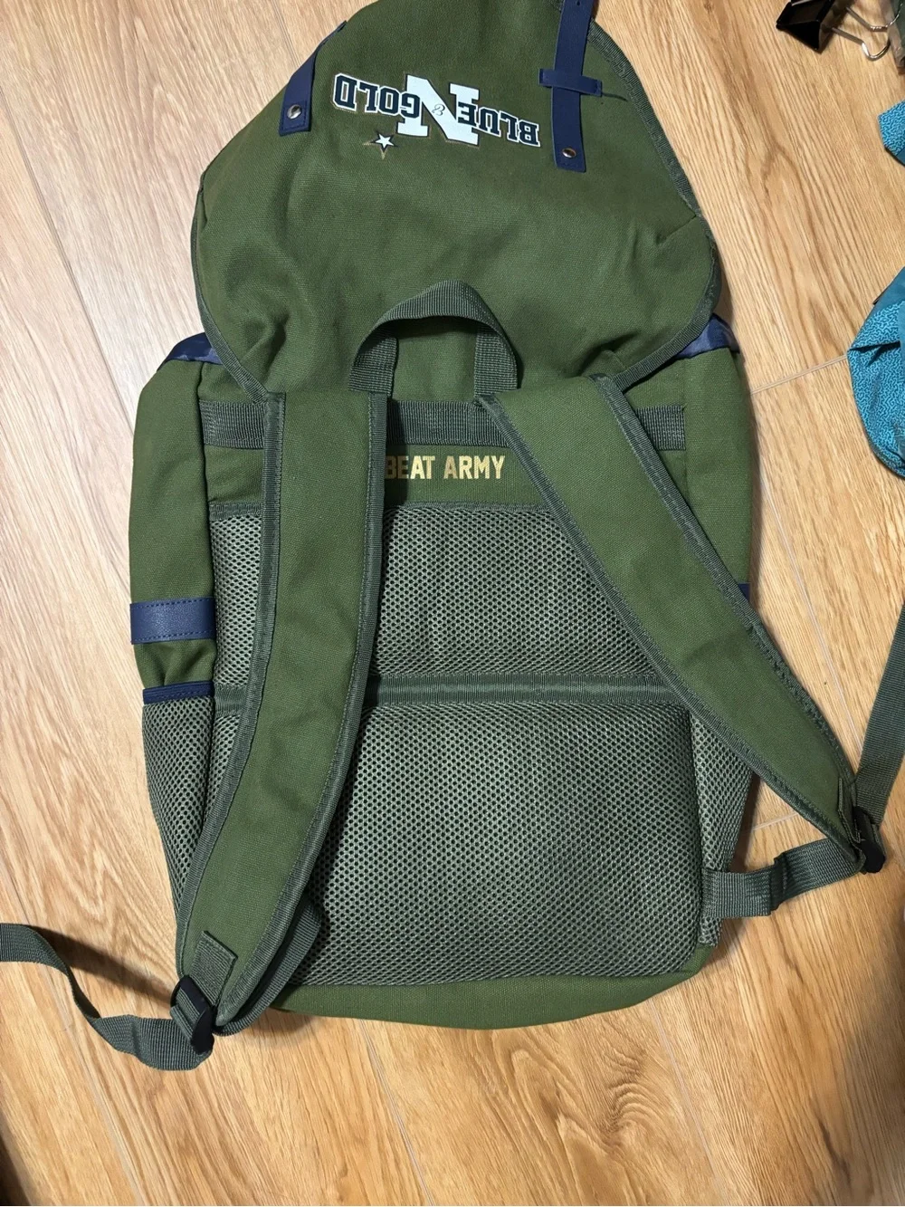 LIMITED EDITION Navy vs Army Blue & Gold Travelers Backpack